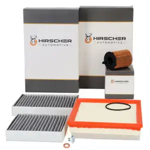 HIRSCHER 3-Piece Filter Set for CITROEN C3, C4, Cactus, DS3, and PEUGEOT 2008 1.1 and 1.6 BlueHDi