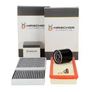 HIRSCHER Filterset f&uuml;r CITROEN C3 II III C4 Cactus DS3 PEUGEOT 2008 I 208 I 1.2 THP