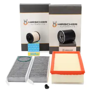 HIRSCHER 4-piece filter set for PSA Jumpy 3 Spacetourer Expert Traveller OPEL Vivaro C 2.0 D