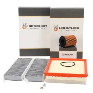 HIRSCHER Filterset 3-tlg f&uuml;r PSA Berlingo Jumpy 3 Expert Partner OPEL Combo 1.6 D