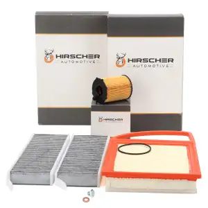 HIRSCHER Filterset 3-tlg f&uuml;r PSA Berlingo C4 Picasso 3008 1 5008 1 Partner 1.6 HDi 75-115