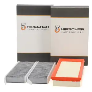 HIRSCHER Innenraum + Luftfilter für PSA Berlingo C4 Picasso 2 Partner Rifter 1.2 PureTech