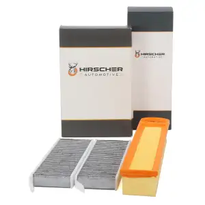 HIRSCHER Innenraum + Luftfilter f&uuml;r PSA Berlingo Picasso 1 2 3008 1 5008 1 Partner 1.6 VTi