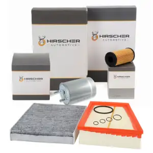 HIRSCHER Filter-Set 4-tlg f&uuml;r RENAULT Grand / Scenic 3 2.0dCi 150/160 PS