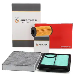 HIRSCHER Filterset 3-tlg für NISSAN Qashqai 2 J11 RENAULT Kadjar HA_ HL_ 1.5 dCi 116 PS