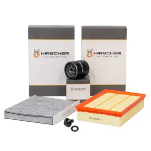 HIRSCHER Filter-Set f&uuml;r FORD Focus 2 MK2 1.8 125 PS + 2.0 145 PS bis 03.2007