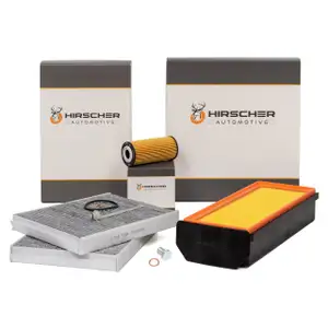 HIRSCHER Filter-Set f&uuml;r BMW F10 F11 F07 530d 535d F12 F13 F06 640d F01 730d 740d N57