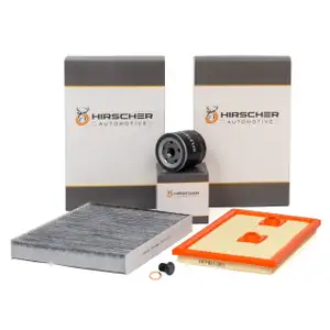 HIRSCHER Filter-Set f&uuml;r AUDI A1 SEAT Ibiza SKODA Fabia Rapid VW Polo 1.2 TSI 1.4 TSI