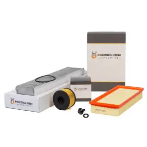 HIRSCHER Filter-Set 3-tlg f&uuml;r FORD Mondeo 3 MK3 2.0 16V DI/TDDi + 2.0 TDCi + 2.2 TDCi