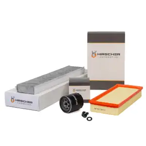 HIRSCHER Filter-Set f&uuml;r FORD Mondeo 3 MK3 1.8 16V + 1.8 SCi + 2.0 16V ab 11.2002