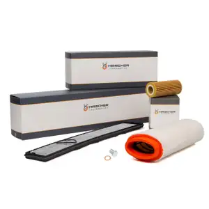 HIRSCHER Filter-Set f&uuml;r BMW 3er E46 318d 115/116 PS + 320d 136/150 PS X3 E83 2.0d M47