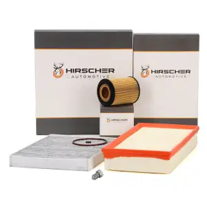 HIRSCHER Filter-Set für VW Touareg (7L) AUDI Q7 (4LB) PORSCHE Cayenne (9PA 92A) 3.2/3.6 V6