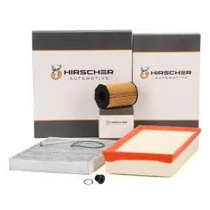 HIRSCHER Filter-Set 3-tlg f&uuml;r AUDI Q7 4LB 3.0 TDI quattro 204/240/245 PS