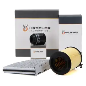 HIRSCHER Filter-Set für AUDI A3 8P SEAT Leon SKODA Octavia 2 VW Golf 6 1.2/1.4 TSI