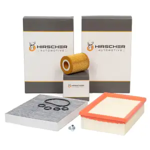 HIRSCHER Filter-Set 3-tlg f&uuml;r OPEL Mokka/10 J13 1.7 CDTI 131 PS ab Fgst. F4000001