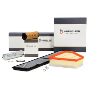 HIRSCHER Filter-Set 4-tlg f&uuml;r BMW 1er E81 E82 E87 E88 116d-123d 90-204 PS N47