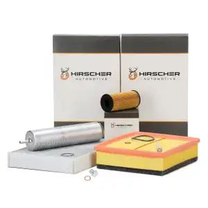 HIRSCHER Filter-Set 4-tlg f&uuml;r BMW 1er F20 F21 2er F22 F23 3er F30-34 4er F32-36 N47