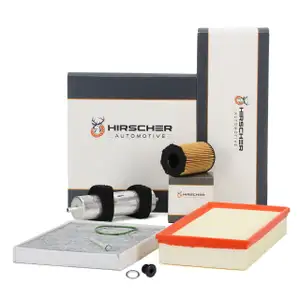 HIRSCHER Filter-Set 4-tlg f&uuml;r AUDI Q7 4LB 3.0 TDI quattro 204/240/245 PS