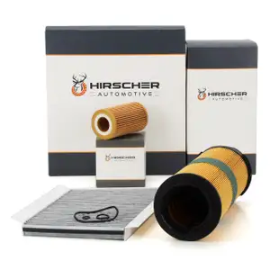 HIRSCHER Filter-Set 3-tlg f&uuml;r MERCEDES C-Klasse W203 S203 CL203 C200CDI C220CDI OM646