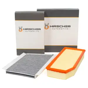 HIRSCHER Filter-Set 2-tlg für MERCEDES W203 S203 CL203 C200/220/270CDI C209 270CDI