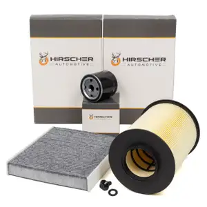 HIRSCHER Filter-Set f&uuml;r FORD Focus/C-Max DM2 1.6/Ti 100/115 PS
