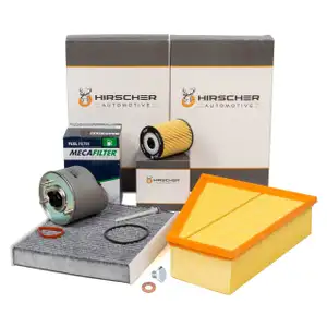 HIRSCHER Filter-Set 4-tlg f&uuml;r FORD Mondeo 4 MK4 Galaxy S-Max WA6 1.6 TDCi 115 PS