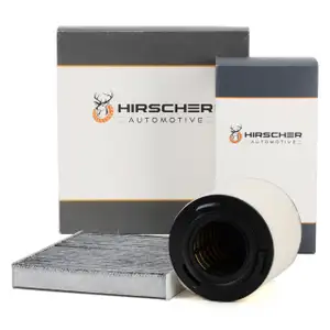 HIRSCHER Filter-Set 2-tlg f&uuml;r VW Polo 5 AUDI A1 8X Ibiza 4 Fabia 3 Rapid TSI TDI