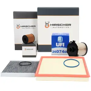 HIRSCHER Filter-Set 4-tlg f&uuml;r FORD Transit 2.2 TDCi mit Frontantrieb 2011-2014