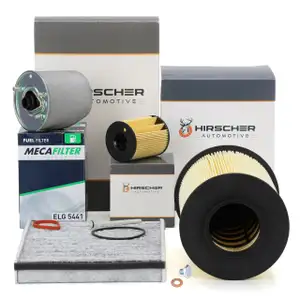 HIRSCHER Filter-Set 4-tlg f&uuml;r FORD Focus 3 Grand/C-Max 2 Tourneo Transit 1.5/1.6 TDCi