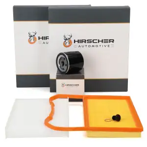HIRSCHER Filterset VW Up SEAT Mii SKODA Citigo 1.0 / CNG / EcoFuel 60/68/75 PS