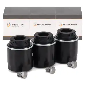 3x HIRSCHER Ölfilter + Schraube VW Golf 6 Passat B6 B7 Polo 5 Tiguan Touran 1.2/1.4 TSI