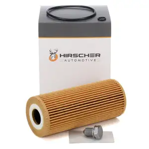 HIRSCHER &Ouml;lfilter + Schraube f&uuml;r VW Golf 4 Passat AUDI A3 8L1 A4 B5 B6 B7 A6 C5 1.9/2.5TDI