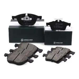 HIRSCHER Bremsbel&auml;ge f&uuml;r FORD Focus 2 C-Max DM2 MAZDA 3 BK BL 5 CR CW vorne + hinten