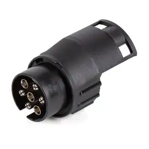 HP 28651 KURZ Adapter Kurzadapter Stecker Steckdose Anh&auml;nger Kupplung 7 auf 13 polig
