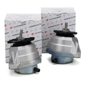 2x HUTCHINSON Motorlager Gummilager f&uuml;r BMW 5er E60 5er E61 Touring 520d M47 N47 vorne