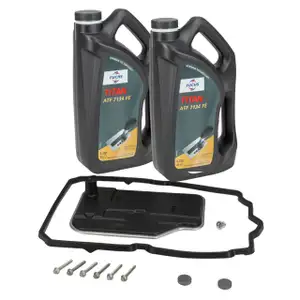 Getriebefilter Satz + 8L FUCHS ATF 7134 FE Getriebe&ouml;l MB 236.15 f&uuml;r MERCEDES 7-Gang 722.9