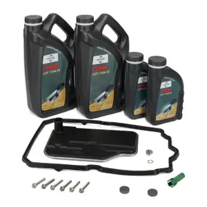 Getriebefilter Satz + 10L FUCHS ATF 7134 FE Getriebe&ouml;l MB 236.15 f&uuml;r MERCEDES 7-Gang 722.9