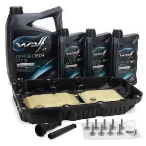 &Ouml;lwanne Automatikgetriebe 9G-TRONIC 725.1 + 8L WOLF 236.17 Getriebe&ouml;l f&uuml;r MERCEDES