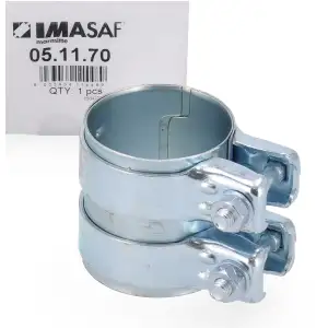 IMASAF Rohrverbinder Klemmschelle Ø 70mm für VW AUDI SEAT SKODA PORSCHE BMW MINI 5Q0253141