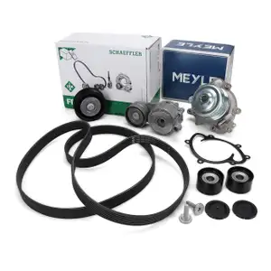 INA Keilrippenriemensatz + MEYLE Wasserpumpe f&uuml;r MERCEDES W212 W213 W/X166 X/C253 OM642