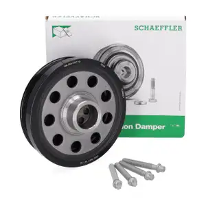 INA Riemenscheibe Kurbelwelle + Schrauben f&uuml;r BMW F20-22 E90-93 F30 F32 F10 X1 X3 N47N