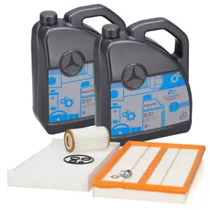 Filterset + 10L ORIGINAL 5W-40 Motor&ouml;l f&uuml;r MERCEDES Viano Vito / Mixto W639 M112 M272