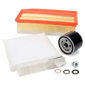 Filterset Filterpaket 3-tlg f&uuml;r DACIA Duser (HS_) Sandero 1.5 dCi 86-110 PS