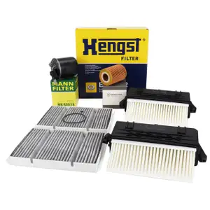 Filter-Set 4-tlg f&uuml;r MERCEDES S-KLASSE W222 S 350 BlueTEC / d 258 PS OM642