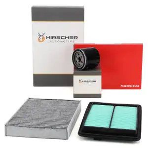 Filter-Set 3-tlg f&uuml;r NISSAN QASHQAI II (J11) 1.5 dCi 110 PS ab 05.2014 EURO 6b 6c