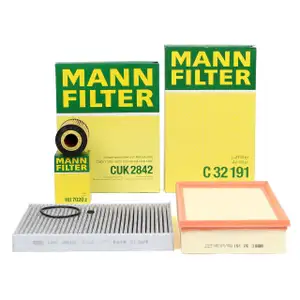 MANN Filter-Set 3-tlg f&uuml;r VW Multivan Transporter T6 2.0 TDI 84-204 PS