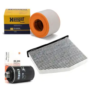 Inspektionskit Filterpaket Filter-Set f&uuml;r Audi A6 C7 4G 2.0 TFSI / Hybrid 180/245 PS