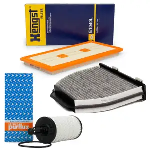Filter-Set f&uuml;r MERCEDES W204 C218 X218 W212 X204 R231 300 350 252 / 306 PS