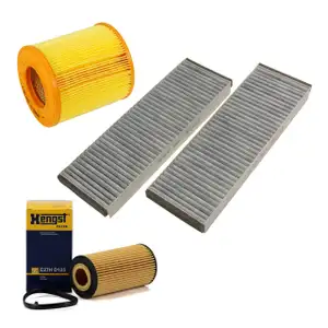 Inspektionskit Filterpaket Filterset f&uuml;r AUDI A6 C6 4F 2.0 TFSI 170 PS
