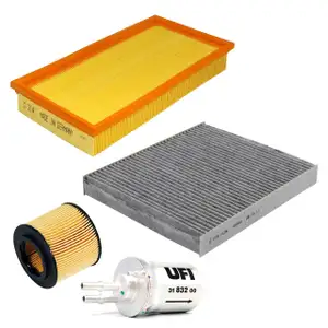 Filter-Set 4-tlg f&uuml;r VW Polo 4 9N SEAT Cordoba Ibiza 3 SKODA Fabia 1 1.2 / 12V